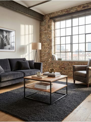 KADIMA DESIGN Couchtisch | Akazie/Metall, 60x60x41cm, Stauraum