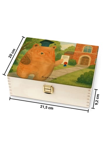 Mr. & Mrs. Panda Tee Organizer Bär Prüfung Design ohne Spruch in Weiß