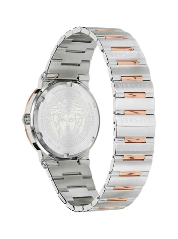 Versace Analoguhr für Herren in silber