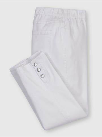 Sieh an! 7/8-Jeans in weiß