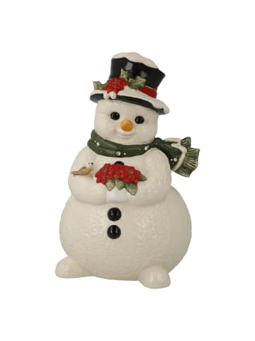 Goebel Figur " Schneemann - Im verschneiten Garten " in Bunt