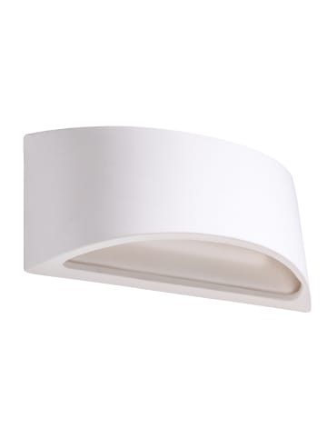 Nice Lamps Keramik Wandleuchte FARINA weiß H 9,5
