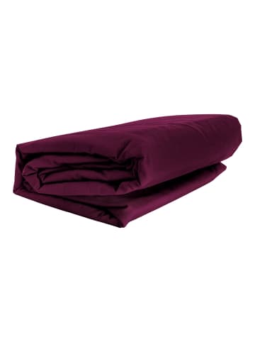 GMD Living Spannbetttuch FULL ELASTAN in Aubergine