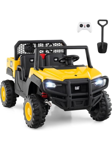 COSTWAY Elektroauto 2-Sitzer 24V ab 3 Jahren in Gelb