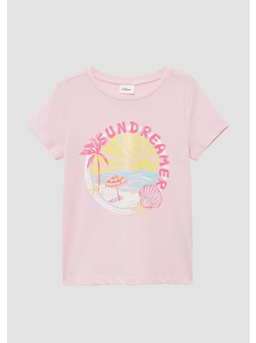 s.Oliver T-Shirt in 4140_zartrosa