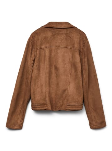Vero Moda Kunstlederjacke in Cognac 1