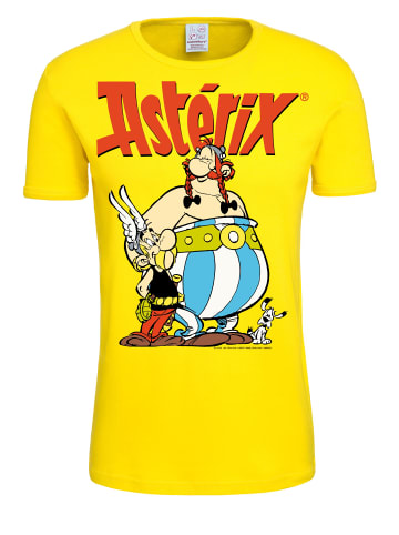 Logoshirt T-Shirt Asterix und Obelix in gelb