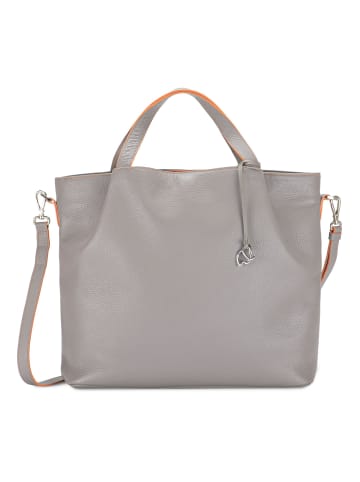 MYWALIT Shopper Tasche Leder 32 cm in fumo