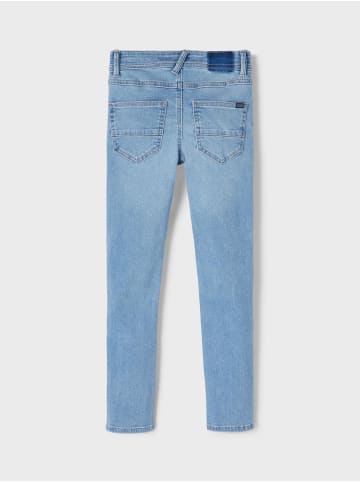 name it Skinny Jeans slim fit in light blue denim