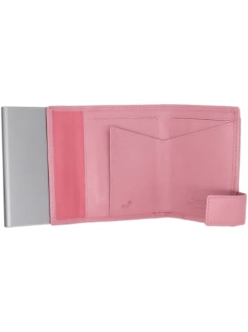 SecWal SecWal 1 Kreditkartenetui Geldbörse RFID Leder 9 cm in pink