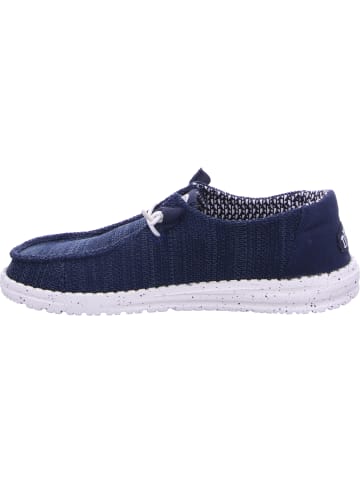 Hey Dude Slipper Wendy Stretch Sox in navy