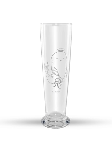 Mr. & Mrs. Panda Trinkglas Sternzeichen Jungfrau ohne Spruch in Transparent
