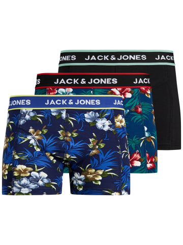 Jack & Jones Boxershorts 'Flower' in mehrfarbig