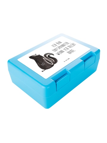 Mr. & Mrs. Panda Aufbewahrungsbox Stinktier Sitzen mit Spruch in Weiß