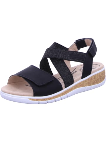 Romika Keilsandalette in schwarz