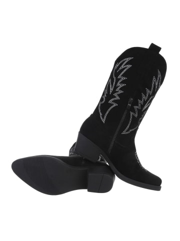 Ital-Design Stiefel in Schwarz