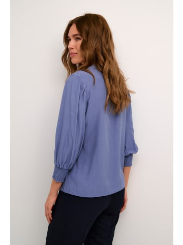 Kaffe Langarm-Bluse KAvera Regular fit in Blue Indigo