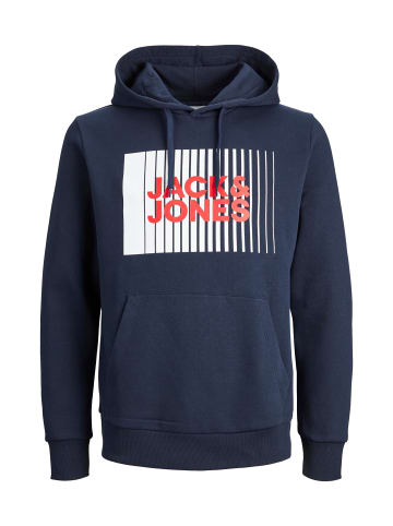 Jack & Jones Hoodie 'Corp Logo' in dunkelblau