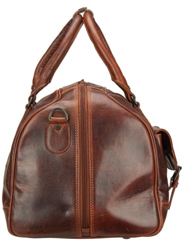 Greenburry Reisetasche Rugged Travelbag in Teak Brown