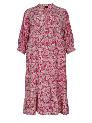 GOZZIP Kleid Victoria in Pink Print