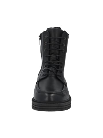 Solidus Damen Stiefel/Boots ungefüttert Kelly CRUST schwarz in Schwarz
