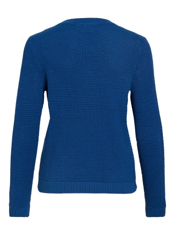 Vila Strickpullover in Navy Peony1