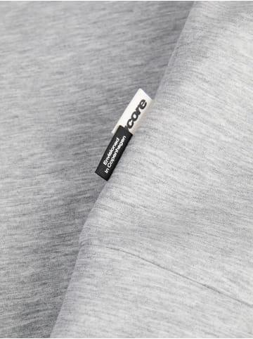 JACK & JONES Junior Scuba Sweatshirt Rundhals Loose Fit Jcolegacy in light grey melange