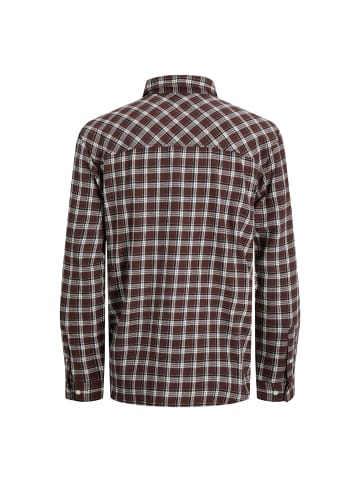 Jack and Jones JORJOSHUA Flannel Check Shirt LS LN in Braun