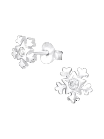 Bungsa Ohrstecker in Silber