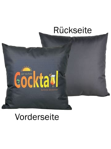 JACK Outdoor Dekokissen Motiv 50x50cm Cocktail in Orange