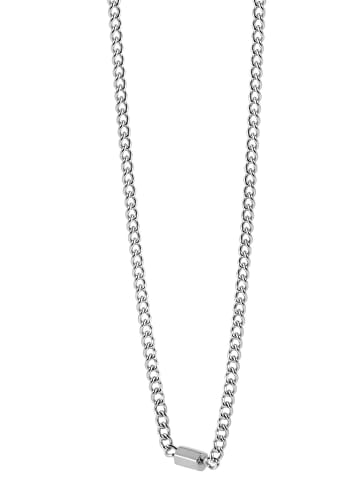 Adeliás Unisex Halskette – Panzerkette aus Edelstahl 60 cm in silber