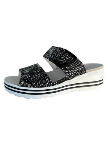 WALDLÄUFER Clog Pantolette in schwarz