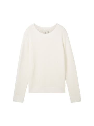 Tom Tailor Pullover in weiß