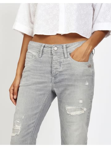 GANG JEANS 94NICA Cropped Boyfriend Fit Jeans in Big Grey