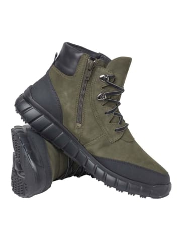 Ganter Stiefelette in Olive/Schwarz