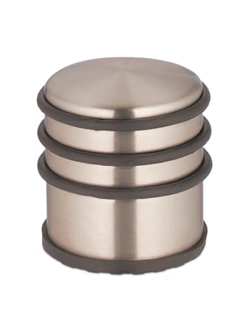 relaxdays 3 x Türstopper in Bronze/ Schwarz - (H)7,5 x Ø 7 cm