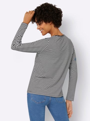 WITT WEIDEN Ringelshirt in schwarz-weiß-gestreift