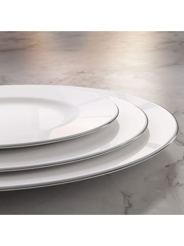 Villeroy & Boch 2er Set Milch- und Zucker-Set Anmut Platinum No.1 in weiß