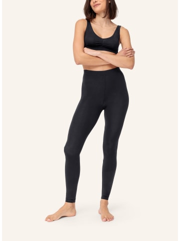 Hessnatur Basic Leggings in schwarz