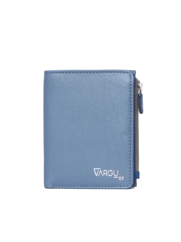 VARGU Echtleder Geldbörse ADA 1-A in sky blue - blue