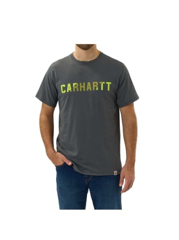 CARHARTT  Logo T-Shirt in grau