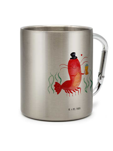 Mr. & Mrs. Panda Thermobecher Hummer Weizen ohne Spruch in Silber