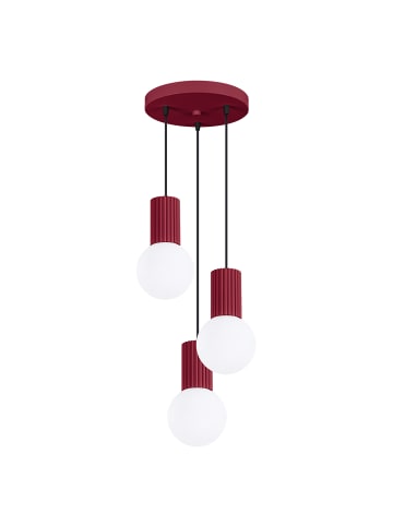 Nice Lamps Pendelleuchte ORBITAL 3 red H 125 cm
