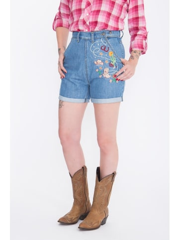 Queen Kerosin Short in Blau