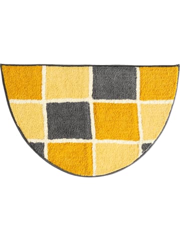 REDBEST Duschvorlage  halbrund Los Angeles in gelb