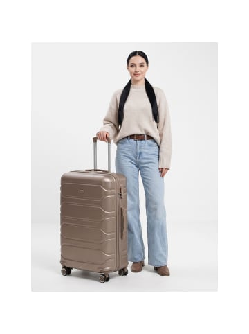 benzi 5807 4 Rollen Trolley L 76 cm gold