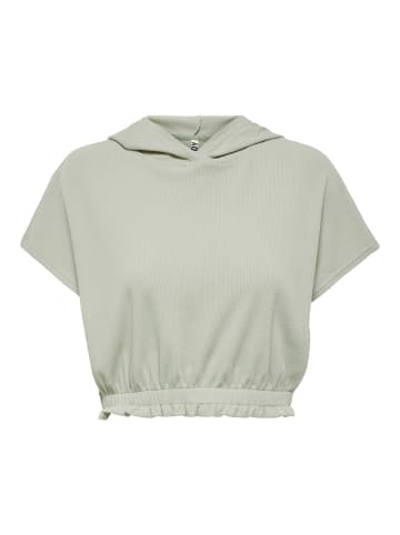 JACQUELINE de YONG Kapuzen Hoodie Sweat T-Shirt JDYSHINE in Grau