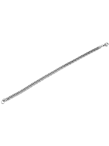 Adeliás Unisex Armband aus Edelstahl 25 cm in silber
