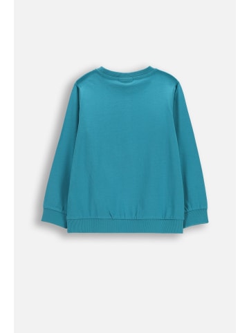 Coccodrillo Langarmshirt aus Baumwolle in türkis