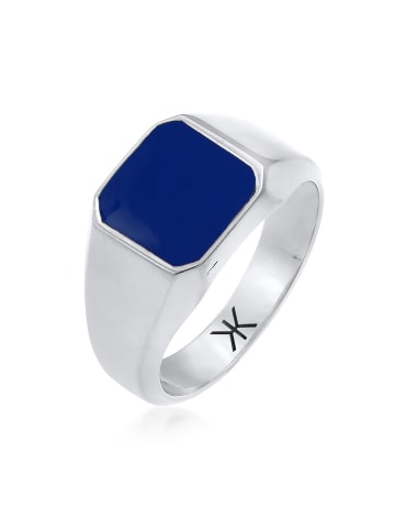 KUZZOI Ring für Herren in silber